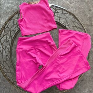 Vibrant Purple Pixies Pink Dancewear Set